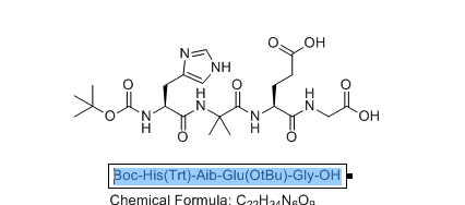 Boc-His(Trt)-Aib-Glu(OtBu)-Gly-OH
