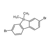 3,7-二溴-5,5-二甲基-5H-二苯并[b，d]硅烷