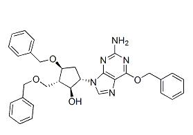 (1S,2S,3S,5S)-5-(2-Amino-6-(Benzyloxy)-9H-Purin-9-Yl)-3-(Benzyloxy)-2-(Benzyloxymethyl)Cyclopentano