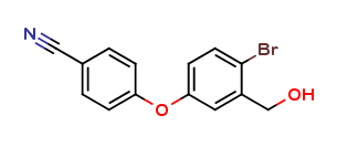 4-[4-溴-3-(羟基甲基)苯氧基]苯甲腈