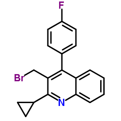3-溴甲基-2-环丙基-4-(4'-氟苯基)喹啉