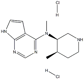 N-甲基-N-((3R,4R)-4-甲基哌啶-3-基)-7H-吡咯并[2,3-D]嘧啶-4-胺盐酸盐
