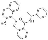 2-[[(2-羟基-1-萘基)亚甲基]氨基]-N-(1-苯基乙基)苯甲酰胺