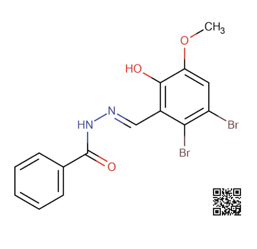 N'-[(E)-(2,3-dibromo-6-hydroxy-5-methoxyphenyl)methylidene]benzohydrazide