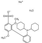 2′-二环己基膦基-2,6-二甲氧基-1,1′-联苯基-3-磺酸钠 水合物