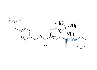 Boc-Glu(OcHx)-O-CH2-phi-CH2-COOH