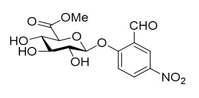 1-O-(2-甲酰基-4-硝基苯基)-2,3,4-三-O-乙酰基-β-D-吡喃葡萄糖醛酸甲酯，Methyl 1-O-(2-formyl-4-nitrophenyl)-2,3,4-tri-O-acety