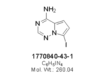 7-碘吡咯并[2,1-F][1,2,4]三嗪-4-胺