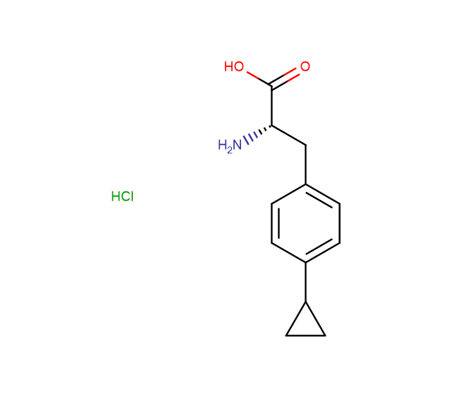 (2S)-2-amino-3-(4-cyclopropylphenyl)propanoic acid hydrochloride