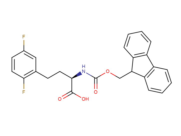(2R)-4-(2,5-difluorophenyl)-2-({[(9H-fluoren-9-yl)methoxy]carbonyl}amino)butanoic acid