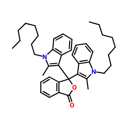 3,3-双(2-甲基-1-辛基-1H-吲哚-3-基)苯酞