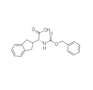 (2R)-2-(2,3-dihydro-1H-inden-2-yl)-2-(phenylmethoxycarbonylamino)acetic acid