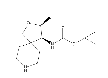 tert-butyl ((3S,4S)-3-methyl-2-oxa-8-azaspiro[4.5]decan-4-yl)carbamate