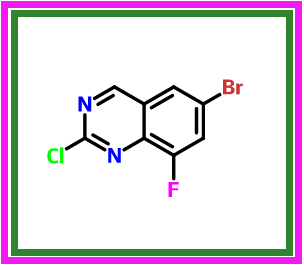 6-溴-2-氯-8-氟喹唑啉