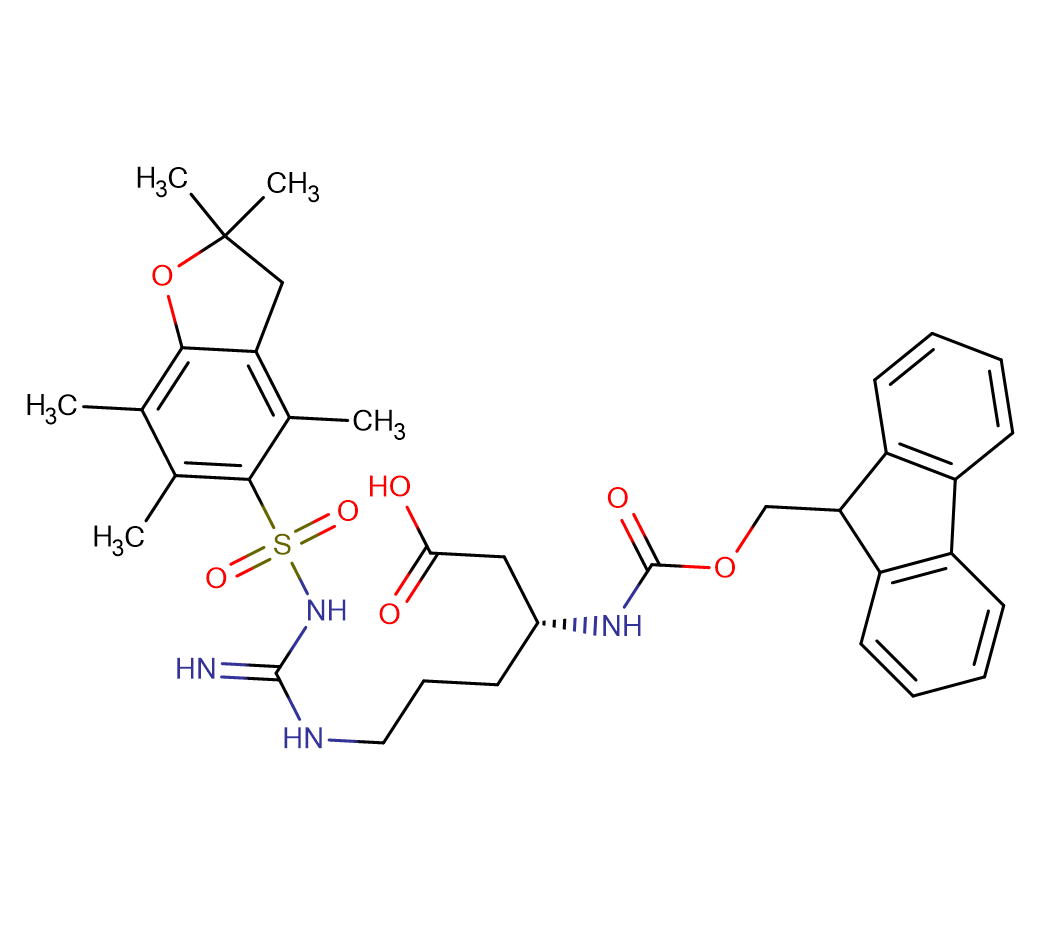 Fmoc-D-beta-homoarginine(Pbf)-OH