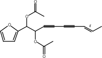 (1,5E,11E)-tridecatriene-7,9-diyne-3,4-diacetate