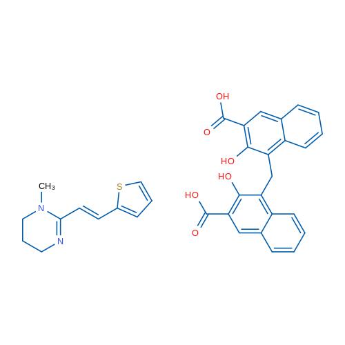 双羟萘酸噻嘧啶