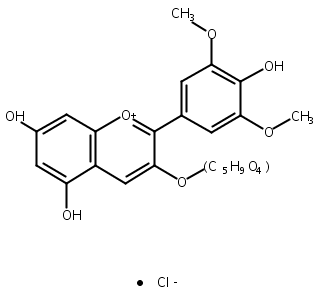 氯化锦葵色素-3-O-阿拉伯糖苷