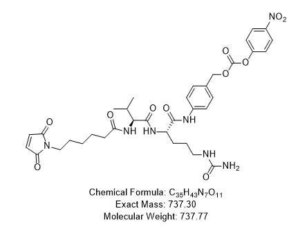 马来酰亚胺基己酰-L-缬氨酸-L-瓜氨酸对氨基苄醇 对硝基苯基碳酸脂