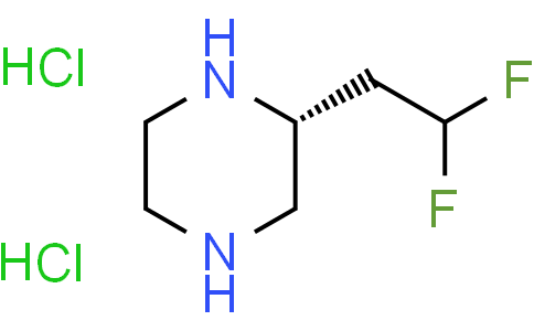 (R)-2-(2,2-difluoroethyl)piperazine dihydrochloride