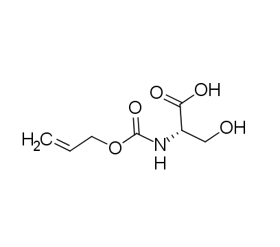 (2S)-3-hydroxy-2-(prop-2-enoxycarbonylamino)propanoic acid