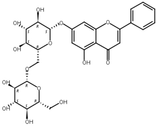 白杨素-7-O-龙胆二糖苷