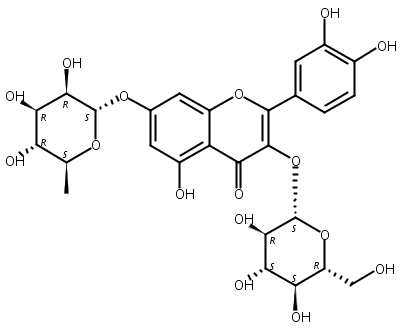 槲皮素-3-O-葡萄糖-7-O-鼠李糖苷