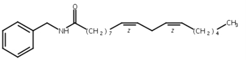 N-苄基-(9Z,12Z)-十八碳二烯酰胺