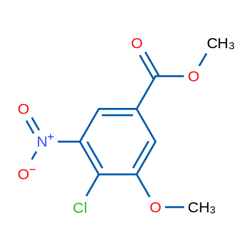 4-氯-3-甲氧基-5-硝基苯羧酸甲酯