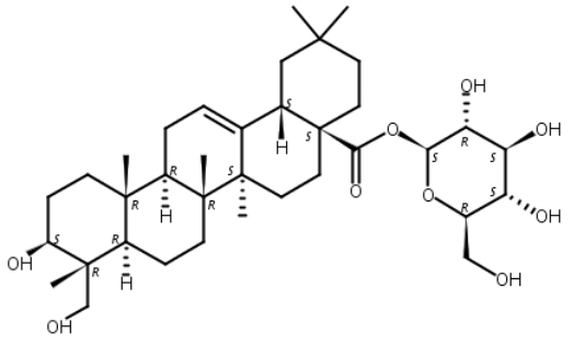 常春藤皂苷元-28-O-β-D-葡萄糖酯苷