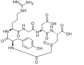 Cyclo(-D-Tyr-Arg-Gly-Asp-Cys(carboxymethyl)-OH) sulfoxide