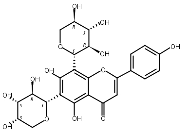芹菜素-6-C-α-L-吡喃阿拉伯糖-8-C-β-D-吡喃木糖苷