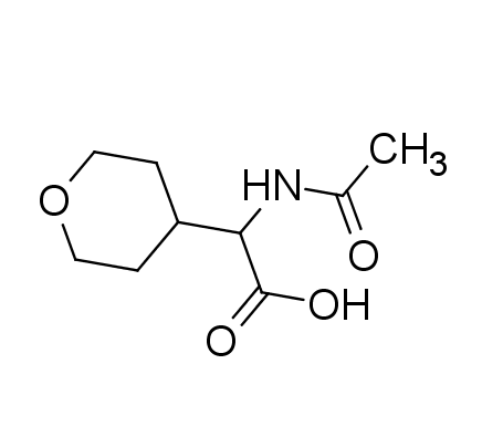 2-acetamido-2-(oxan-4-yl)acetic acid