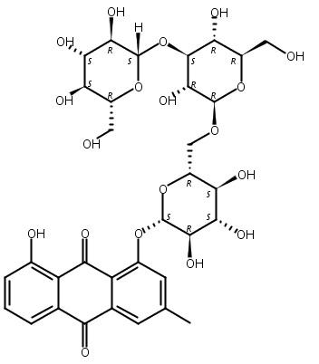 大黄酚-1-O-β-三葡萄糖苷