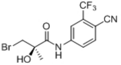 (R)-3-bromo-N-(4-cyano-3-(trifluoromethyl)phenyl)-2-hydroxy-2-methylpropanamide