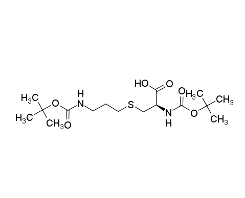 (2R)-2-[(2-methylpropan-2-yl)oxycarbonylamino]-3-[3-[(2-methylpropan-2-yl)oxycarbonylamino]propylsulfanyl]propanoic acid