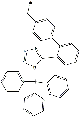 N-(三苯基甲基)-5-(4'-溴甲基联苯-2-基)四氮唑