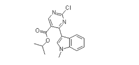 isopropyl 2-chloro-4-(1-methyl-1H-indol-3-yl)pyrimidine-5-carboxylate