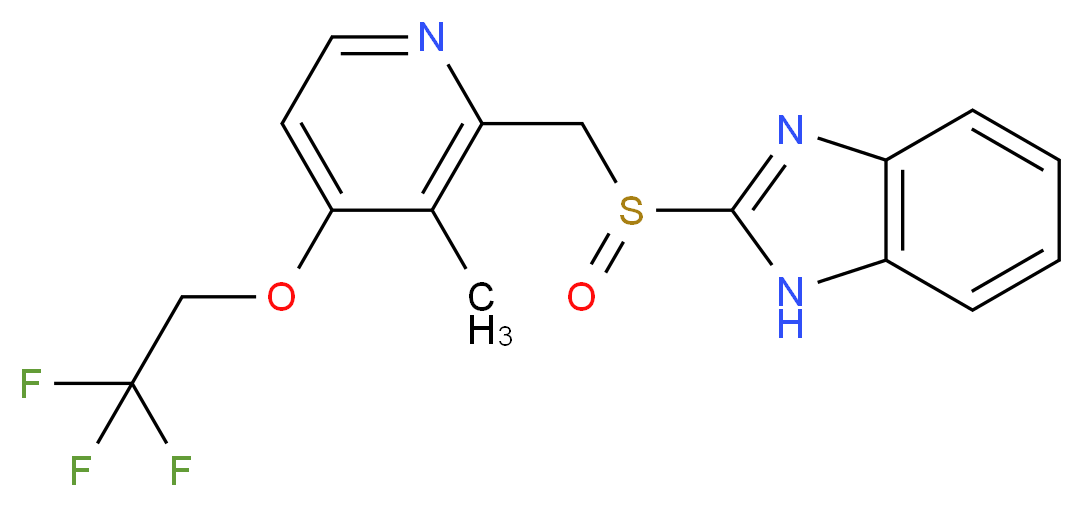 2-[[3-甲基-4-(2,2,2-三氟乙氧基)吡啶-2-基]甲基亚磺酰基]-1H-苯并咪唑