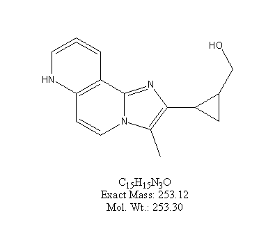 [2-(3-methyl-7H-imidazo[2,1-f][1,6]naphthyridin-2-yl)cyclopropyl]methanol