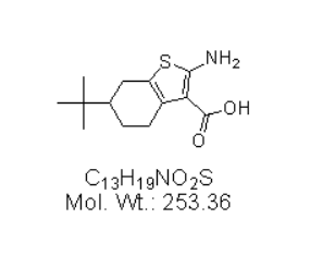 2-amino-6-tert-butyl-4,5,6,7-tetrahydrobenzo[b]thiophene-3-carboxylic acid