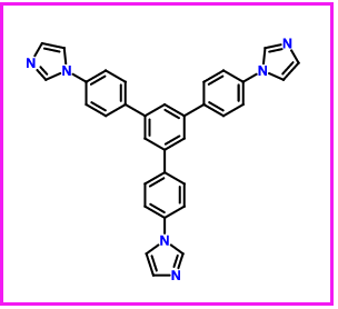 1,3,5-三(4-咪唑-1-基)苯基)苯