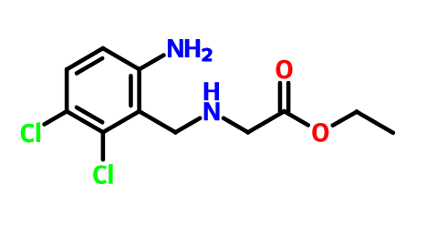 N-(2,3-二氯-6-氨基苄基)甘氨酸乙酯