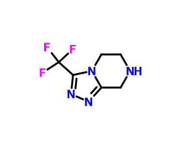 3-(三氟甲基)-5,6,7,8-四氢-[1,2,4]三唑并[4,3-a]吡嗪盐酸盐