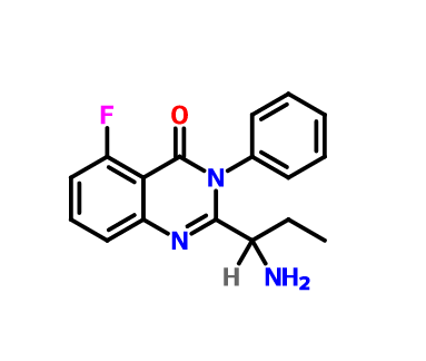 2-[(1S)-1-氨基丙基]-5-氟-3-苯基-4(3H)-喹唑啉酮