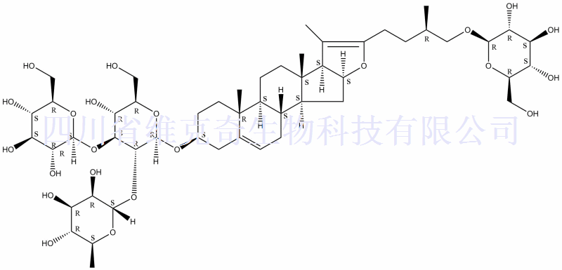 伪原纤细薯蓣皂苷  Pseudoprotogracillin