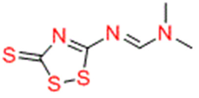 N,N-二甲基-N'-(3-硫代-3H-1,2,4-二噻唑-5-基)甲脒