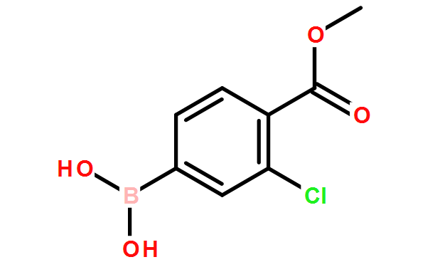3-氯-4-甲氧羰基苯基硼酸
