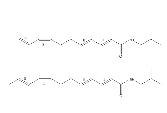 十二碳2E,4E,8Z,10E,Z-四烯酸异丁酰胺