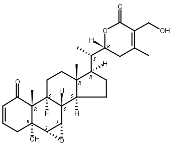 12-Deoxywithastramonolide/Baimantuoluoside C aglycone
